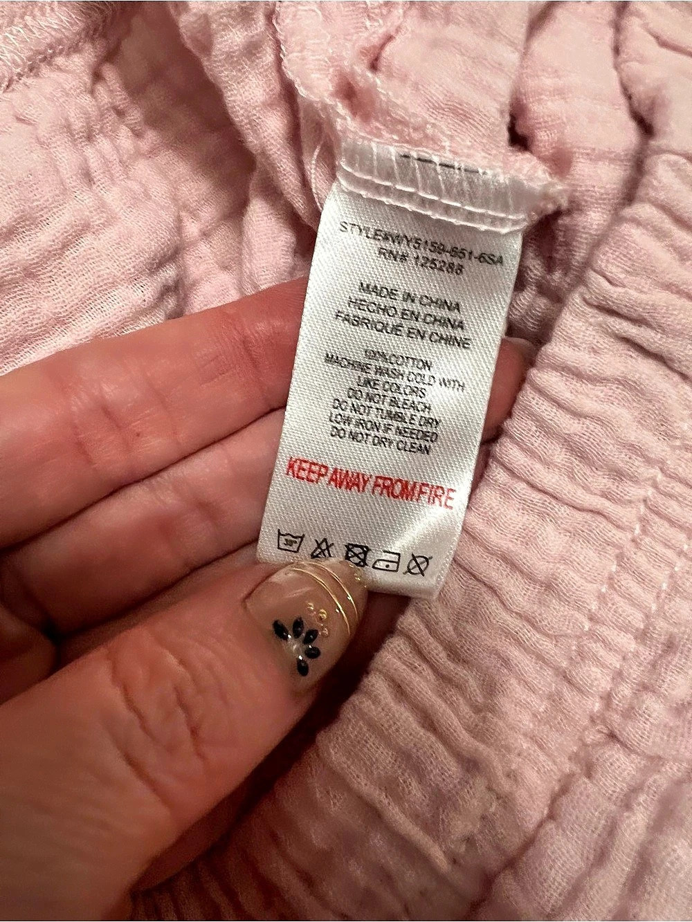Jason Wu Pink Gauze cotton button
Down Matching Set Shorts With Pockets
Large - Picture 11 of 12